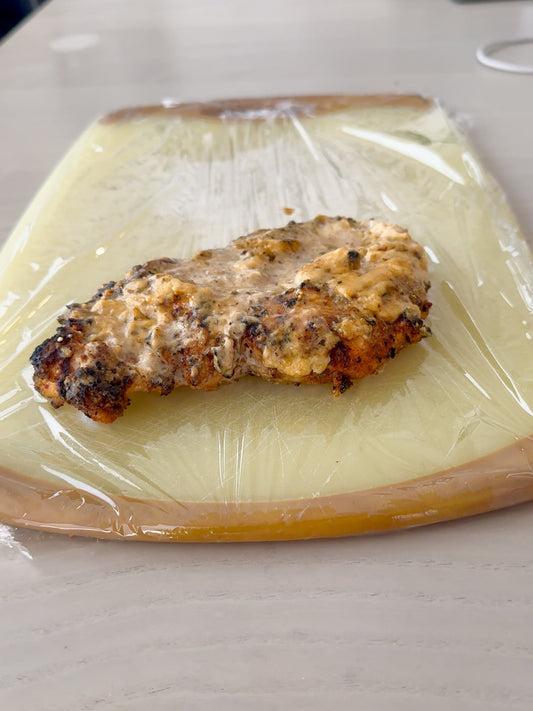 Grilled Lemon Garlic Chicken with Parmesan Crust