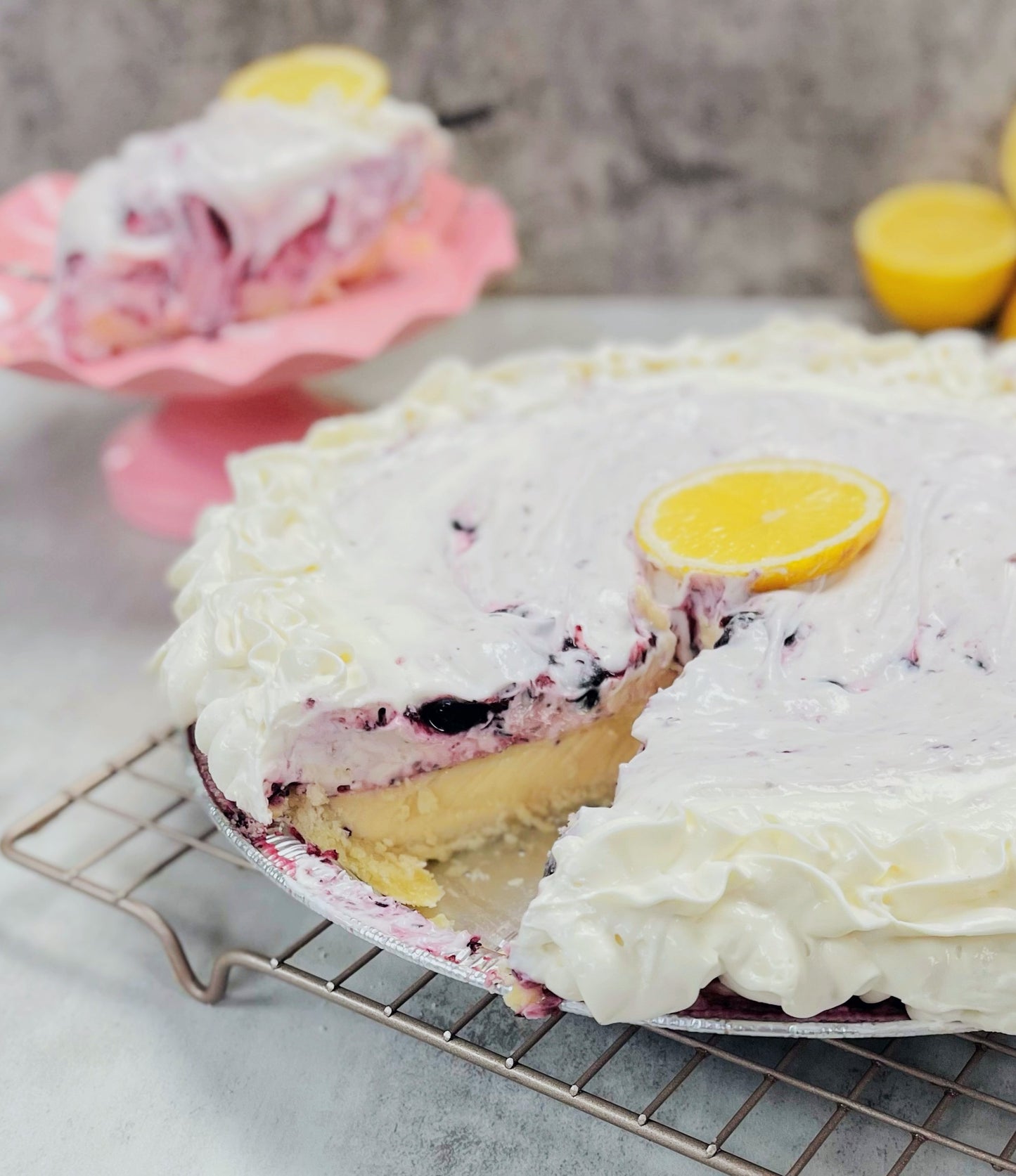 BLUEBERRY LEMON PIEšWED 11.27ā°2-6pm