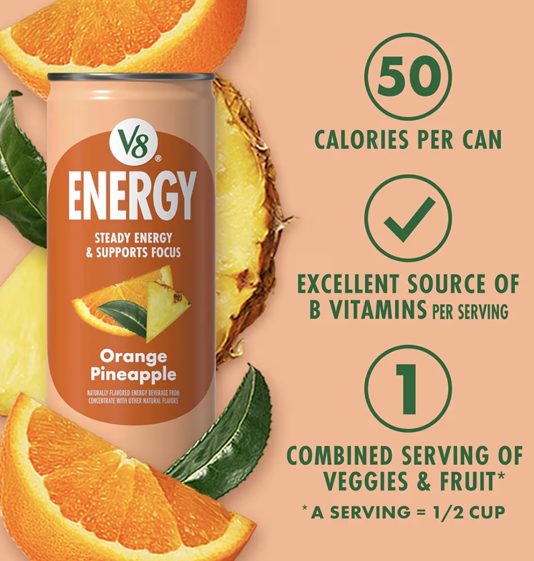 V8 ENERGY 8oz