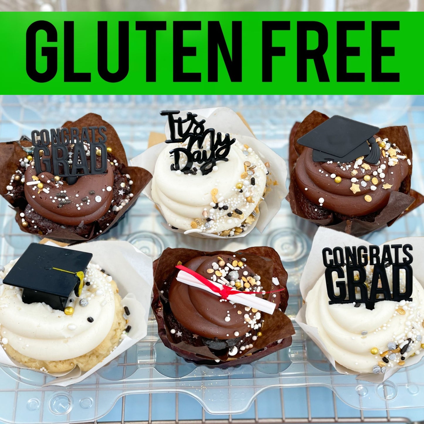 🎓GRADUATION-6 MINI🧁: Funfetti & Darn Good Chocolate