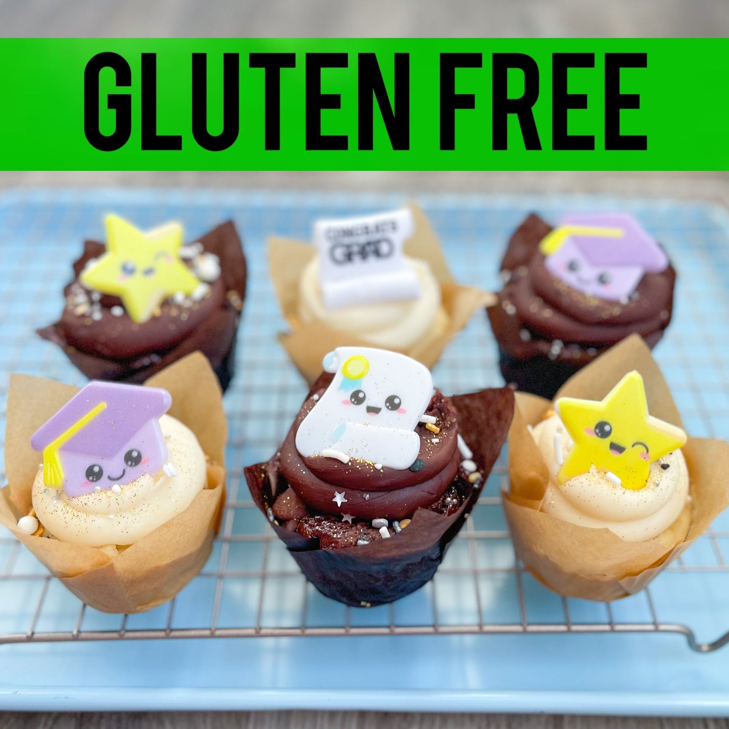 🎓GRADUATION-6 MINI🧁: Funfetti & Darn Good Chocolate