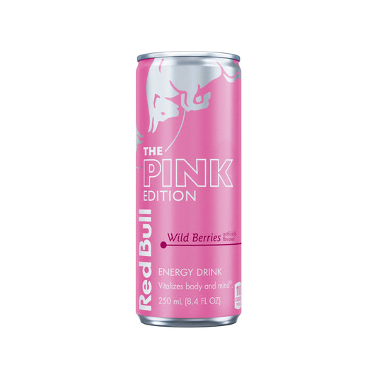 Red Bull Pink Edition Sugarfree Energy Drink, Wild Berries, 8.4 fl. oz