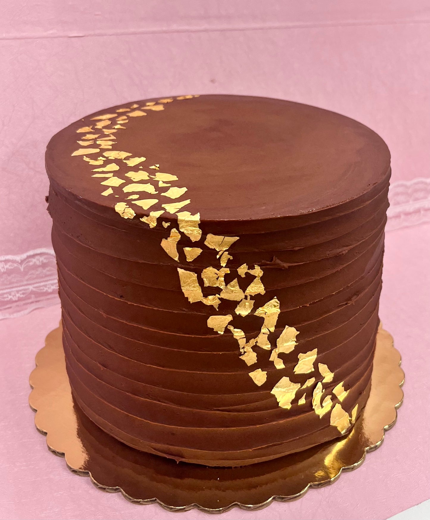 6" GOLD LEAF CHOCOLATE🔻SAME DAY or NEXT DAY PICK-UP🔻