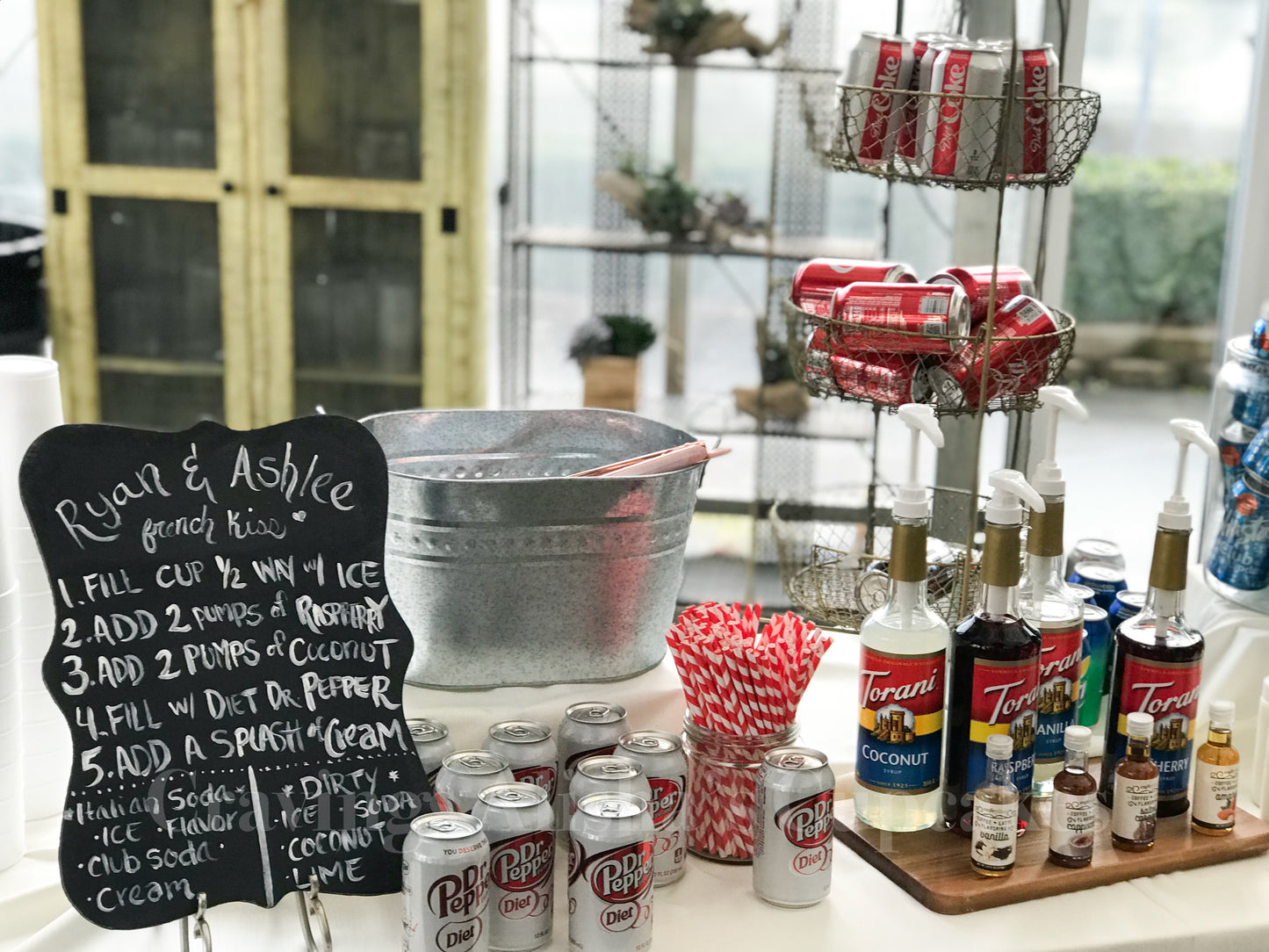 ⭐️All inclusive catering ADD ON:Soda Bar Add On