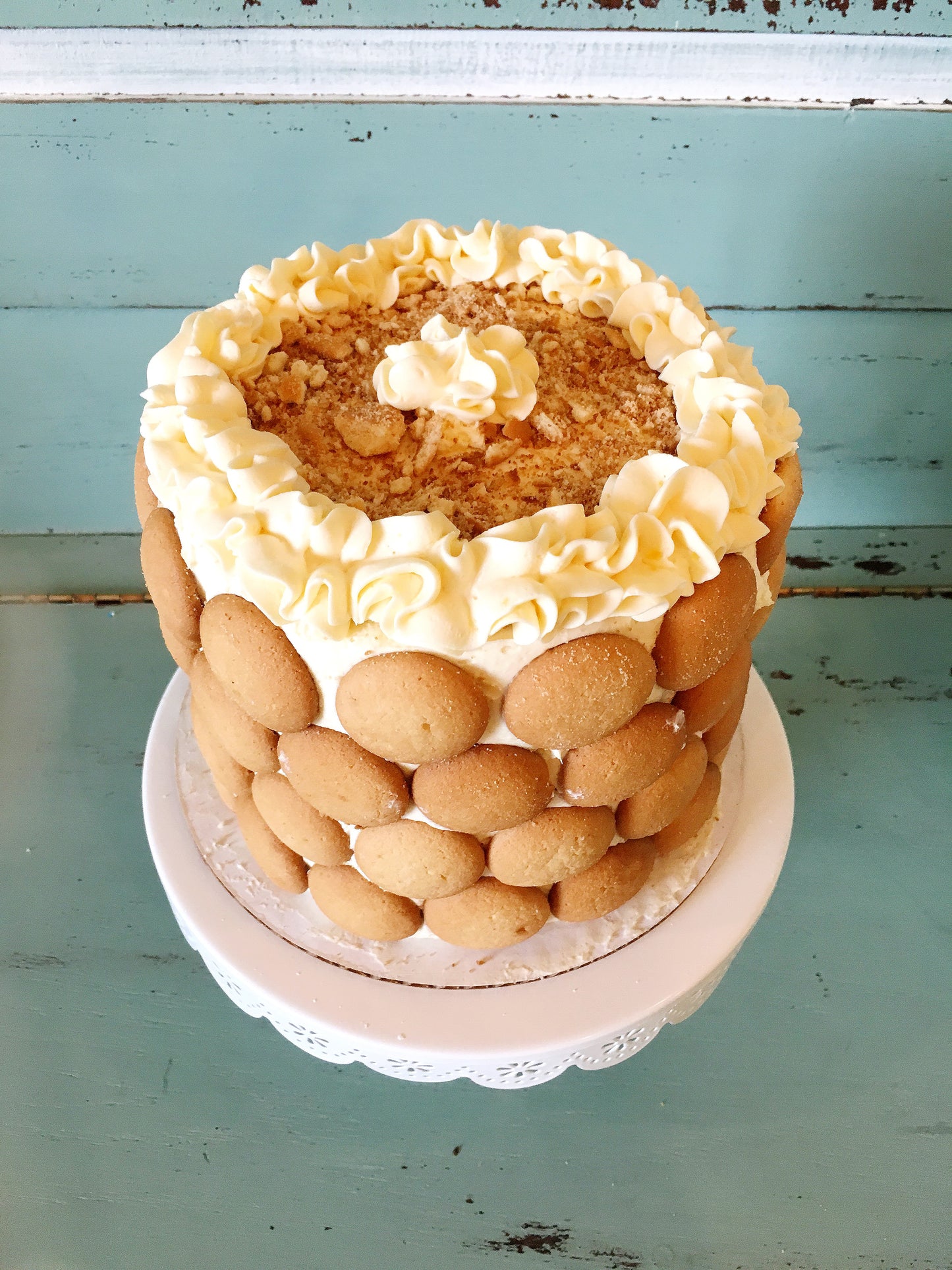 BANANA CREAM CAKE