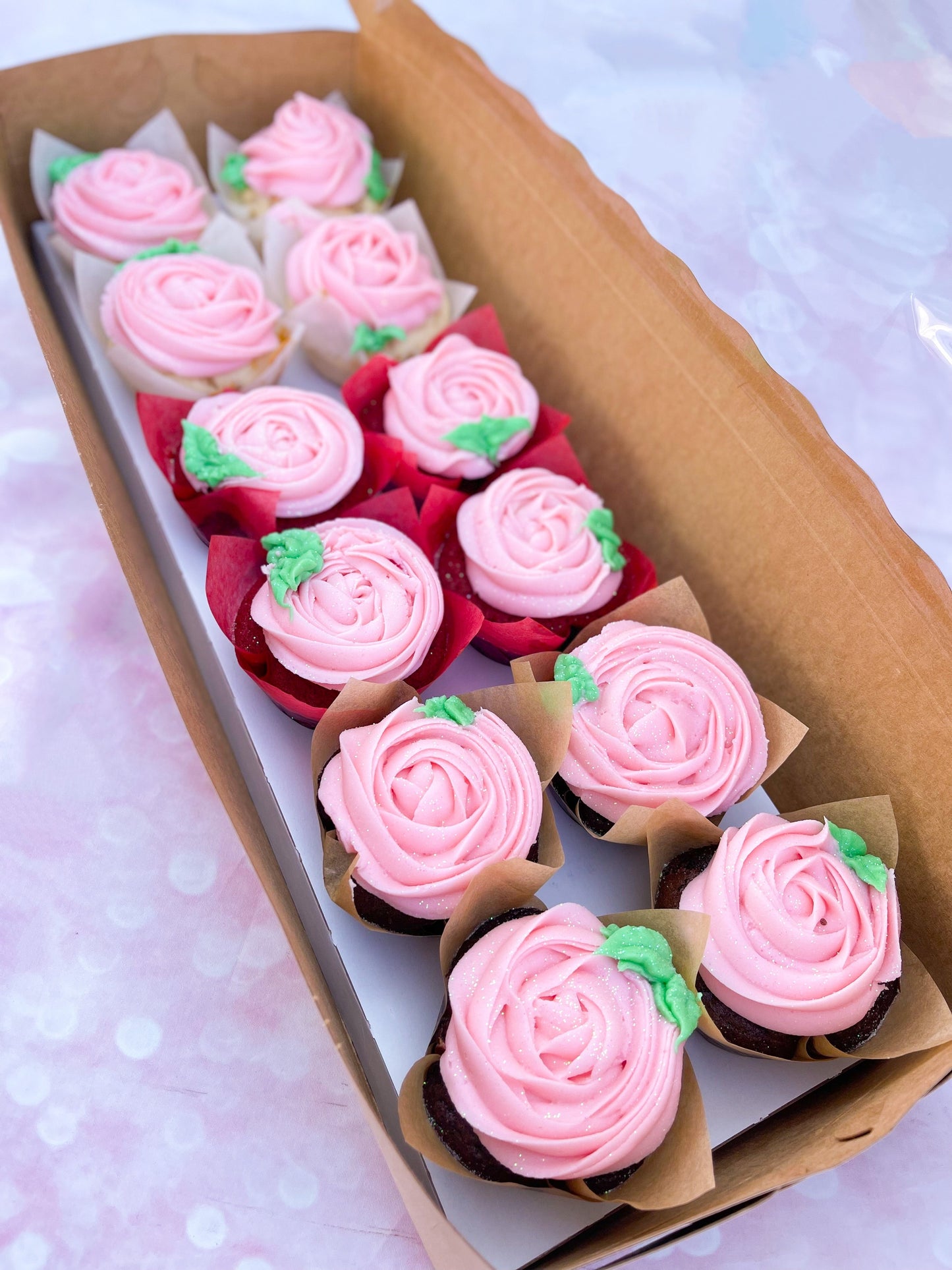 CUPCAKE ROSES•GIFT WRAPPED⚠️FUTURE DATE PICK-UP⚠️