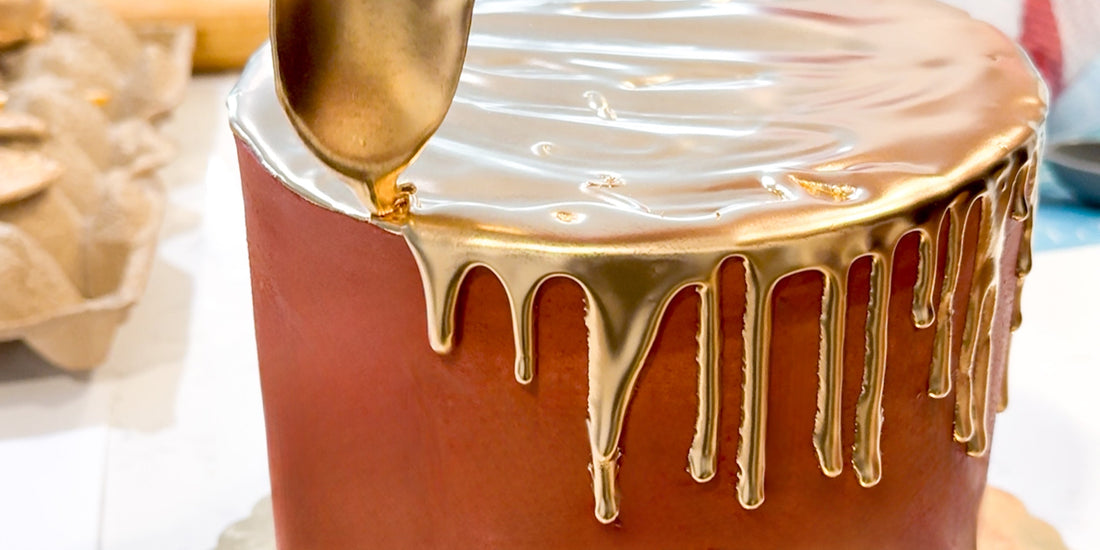 The BEST METALLIC GOLD Drip