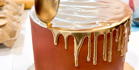 The BEST METALLIC GOLD Drip