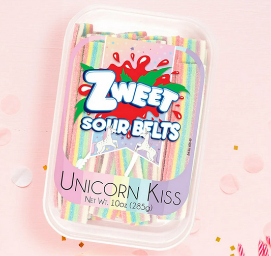 🚨50% OFF‼️Zweet Sour Belts Unicorn Kiss, 10 oz