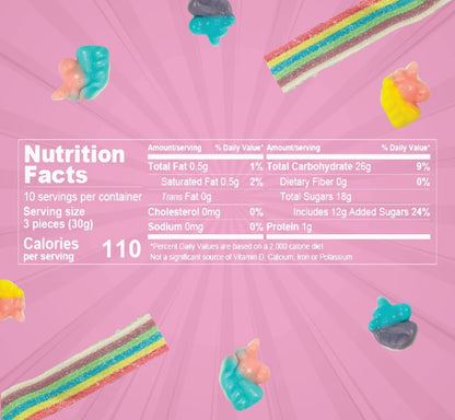 🚨50% OFF‼️Zweet Sour Belts Unicorn Kiss, 10 oz
