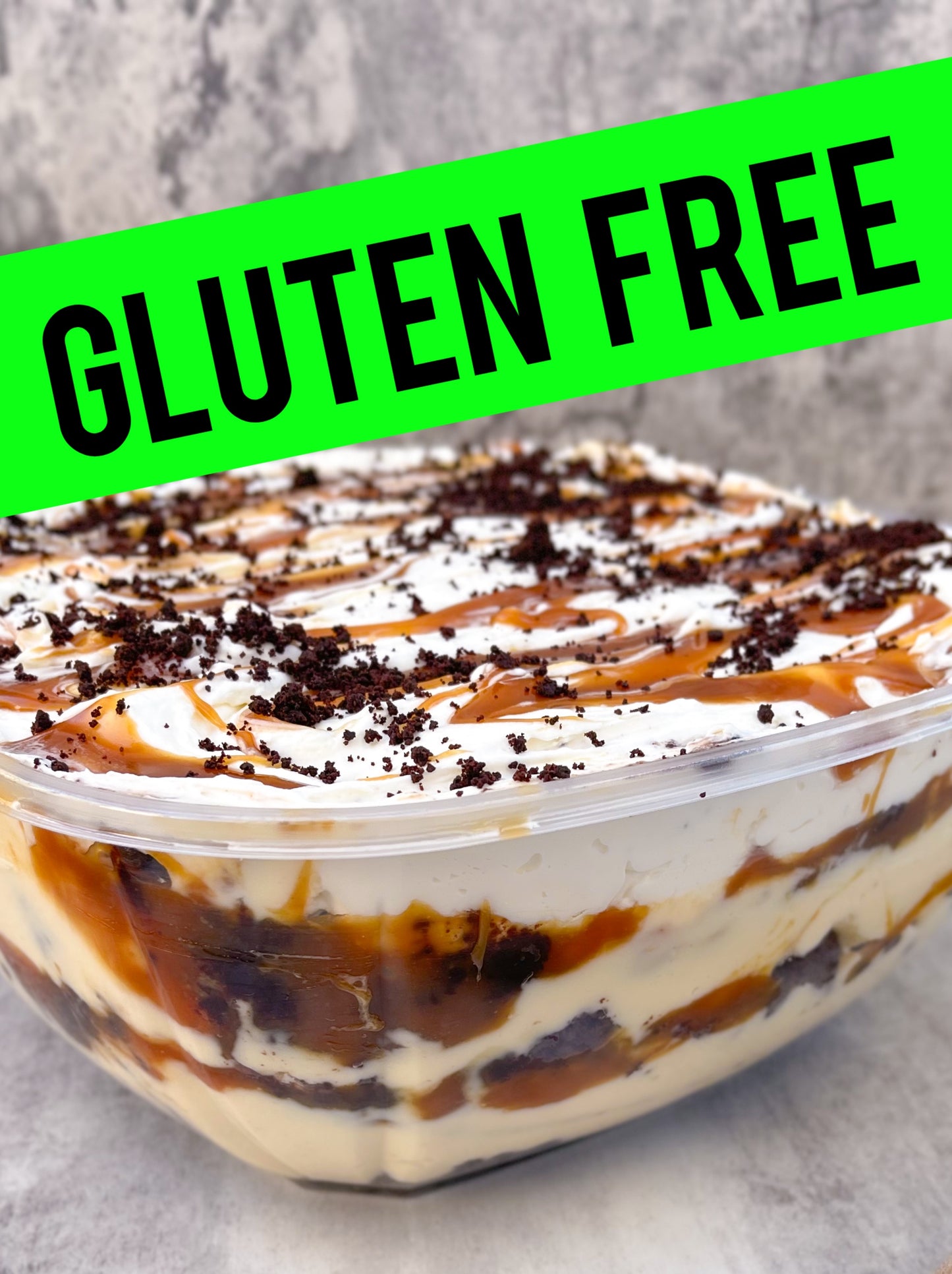 🔴CATERING: CARAMEL BROWNIE CHEESECAKE TRIFLE