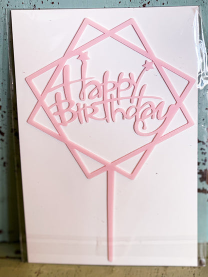 🎂CAKE TOPPERS: