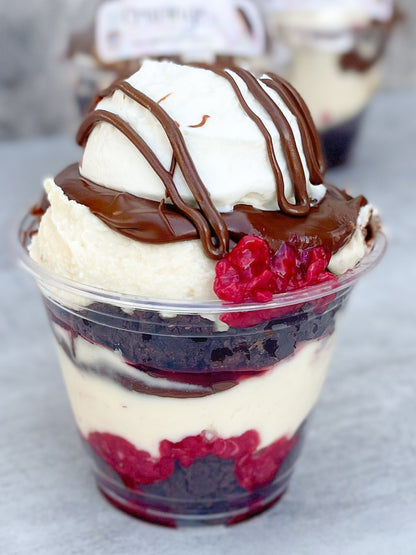 RASPBERRY NUTELLA CHEESECAKE TRIFLE❄️⚠️FUTURE DATE PICK-UP⚠️