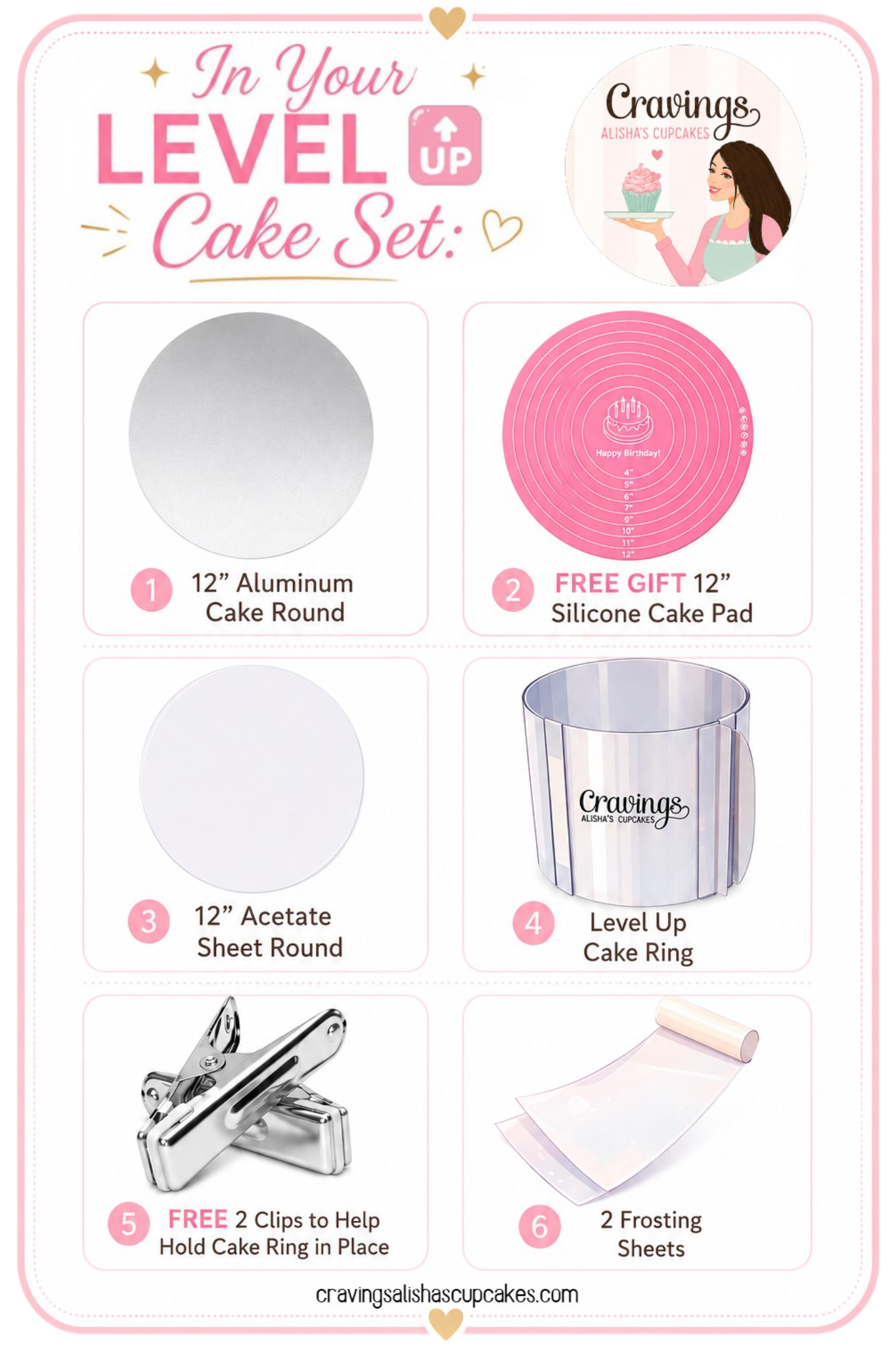 LEVEL🆙 Cake Ring SET! ⭐️FREE SHIPPING⭐️