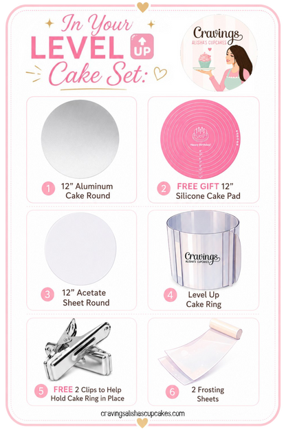 LEVEL🆙 Cake Ring SET! ⭐️FREE SHIPPING⭐️