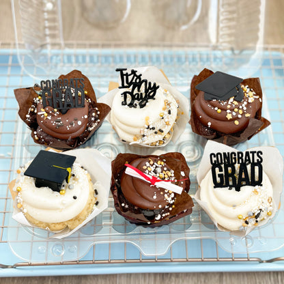 🎓GRADUATION-6 MINI🧁: Funfetti & Darn Good Chocolate