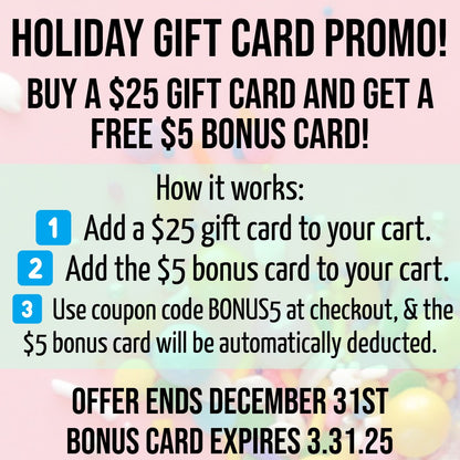 E- Gift Cards