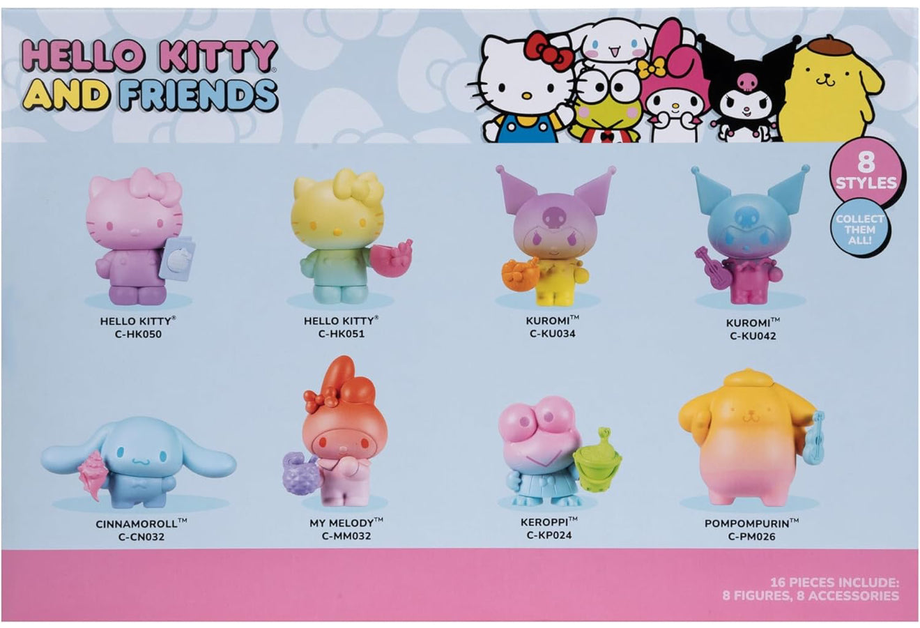 🚨50% OFF‼️Hello Kitty & Friends, 2” Figure 8-Pk
