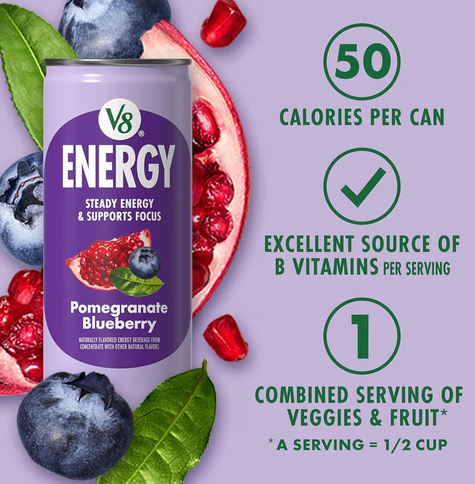 V8 ENERGY 8oz