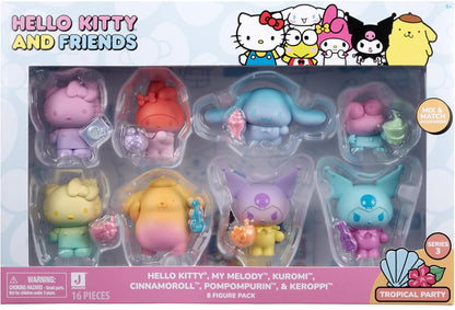 🚨50% OFF‼️Hello Kitty & Friends, 2” Figure 8-Pk