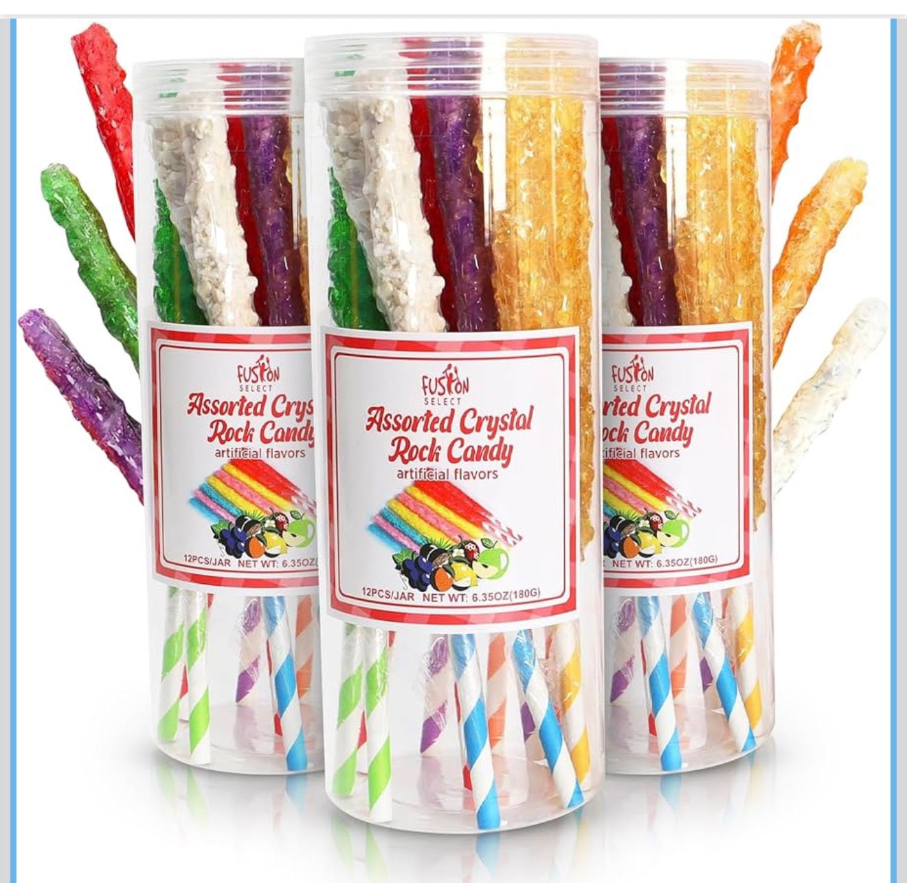 CRYSTAL ROCK CANDY STICKS
