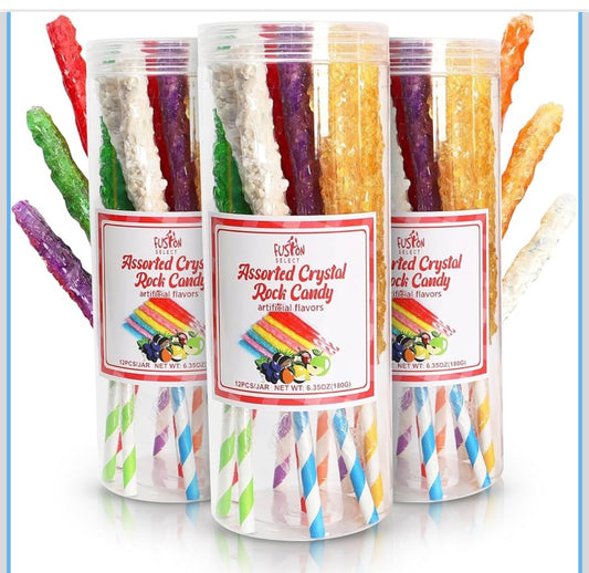 CRYSTAL ROCK CANDY STICKS
