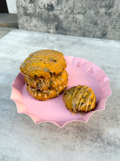 .CHOCOLATE CHIP PUMPKIN COOKIE w/ BROWN SUGAR GLAZE ⚠️FUTURE DATE PICK-UP⚠️