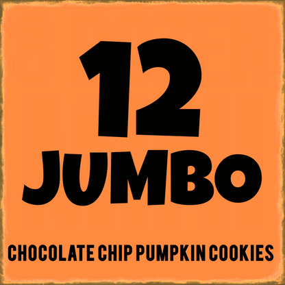 .CHOCOLATE CHIP PUMPKIN COOKIE w/ BROWN SUGAR GLAZE ⚠️FUTURE DATE PICK-UP⚠️