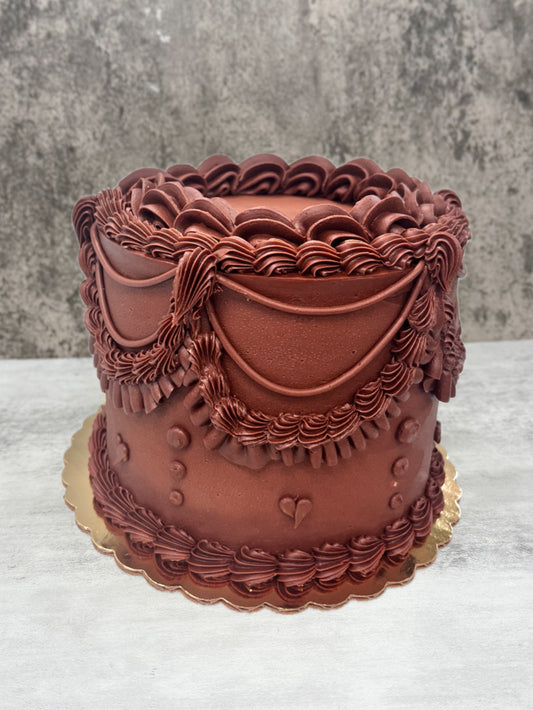 6” VINTAGE CHOCOLATE 🔻SAME DAY or NEXT DAY PICK-UP🔻
