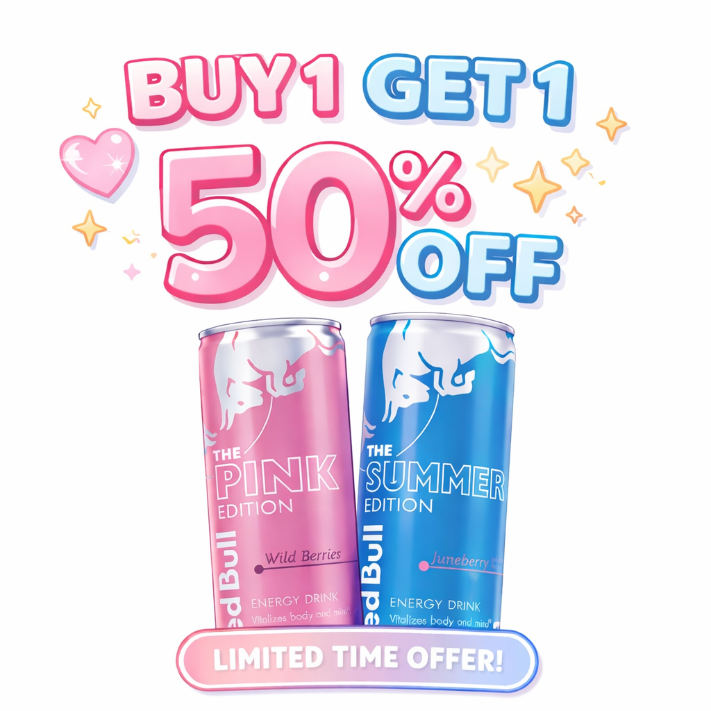 🚨Buy 1 Get 1 - 50% OFF‼️Red Bull Energy 8.4 fl. oz