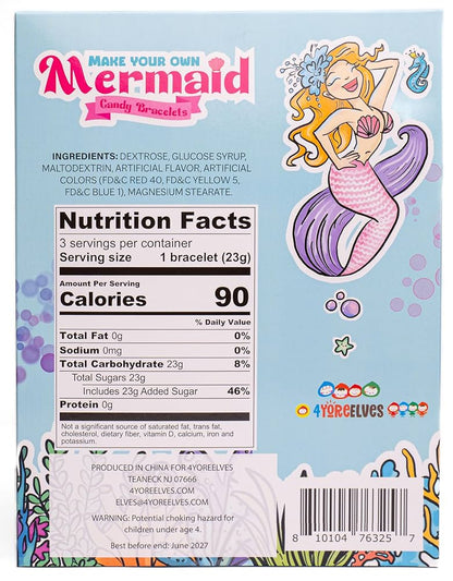 Mermaid Candy Bracelet Kits, String Your Own Candy Jewelry