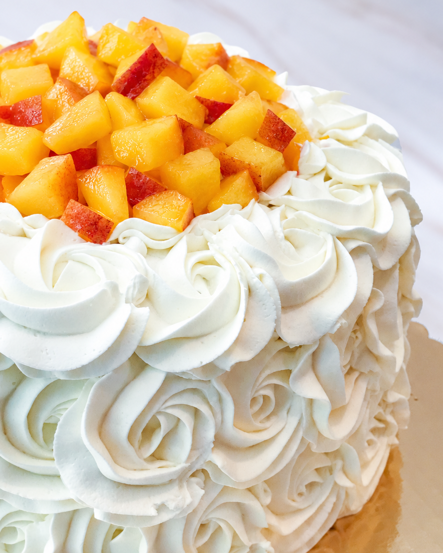 PEACHES & CREAM CAKE (SEPTEMBER)
