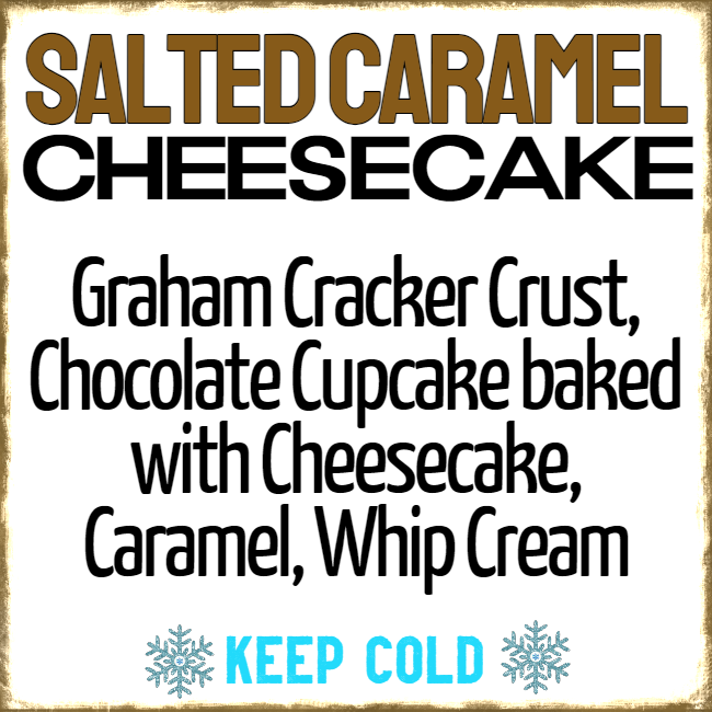 SALTED CARAMEL CHEESECAKE❄️⚠️FUTURE DATE PICK-UP⚠️(MARCH)