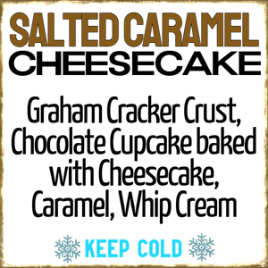SALTED CARAMEL CHEESECAKE❄️⚠️FUTURE DATE PICK-UP⚠️(MARCH)