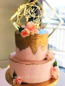 Colored Wedding Cake
