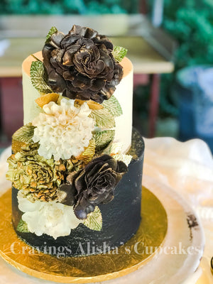 Colored Wedding Cake