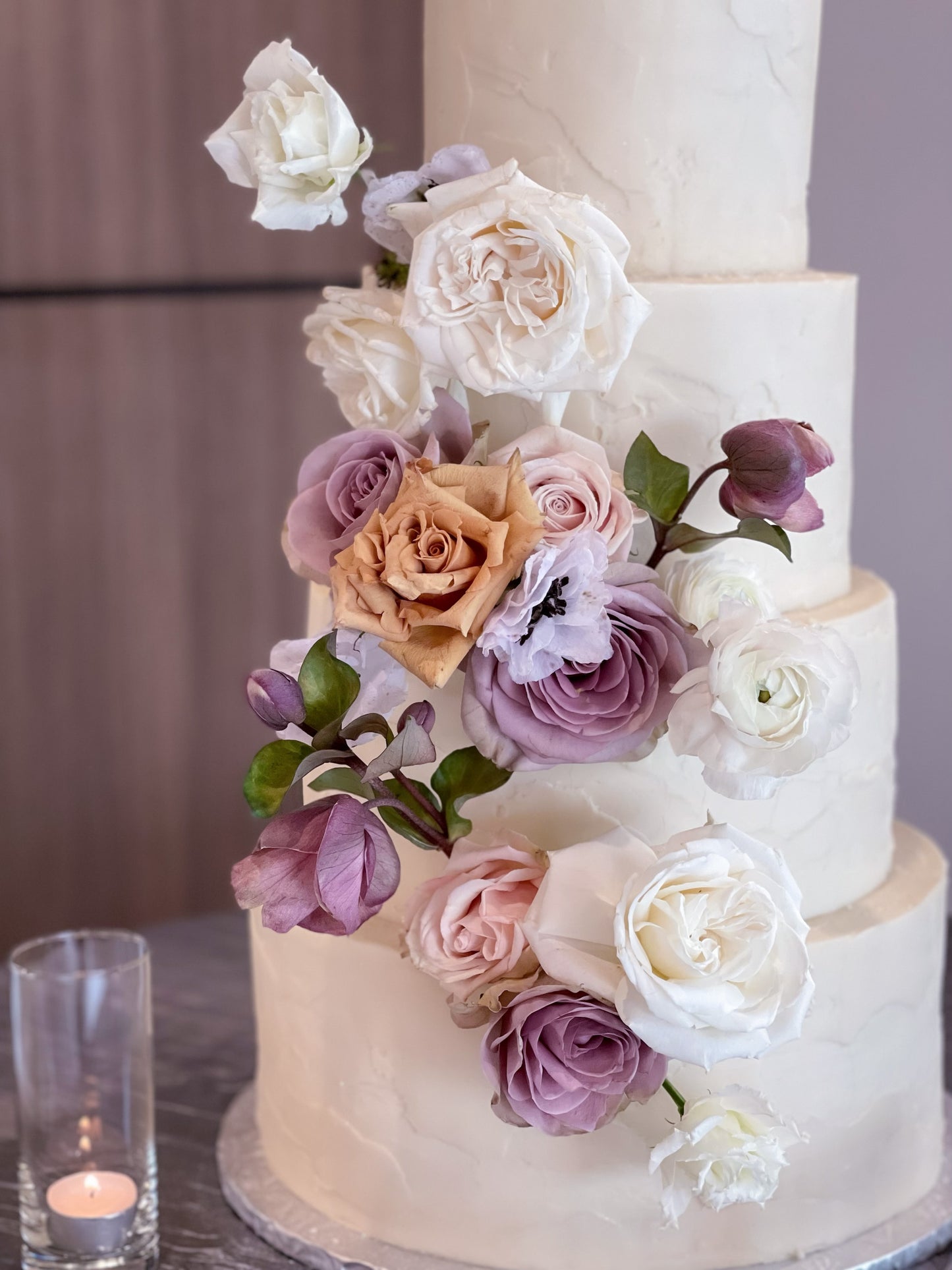 Textured Buttercream Wedding Cakes