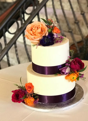 Smooth Buttercream Wedding Cakes