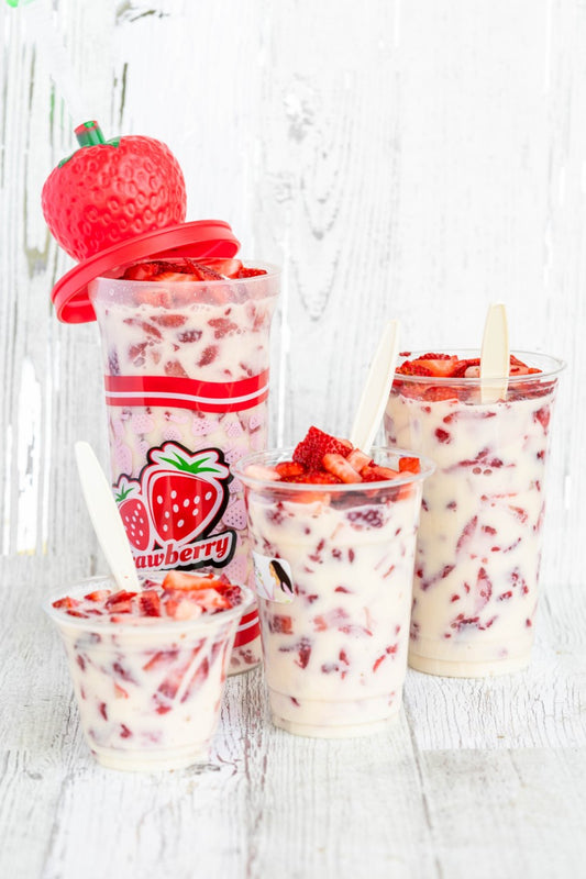CUPS of STRAWBERRIES n’ CREAM❄️(JUNE-AUG)