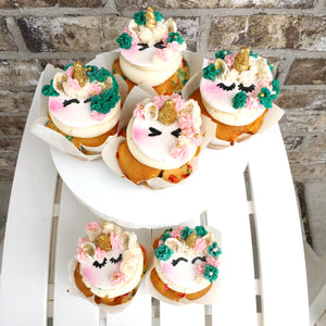 ⭐1 DZ Unicorn Cupcakes