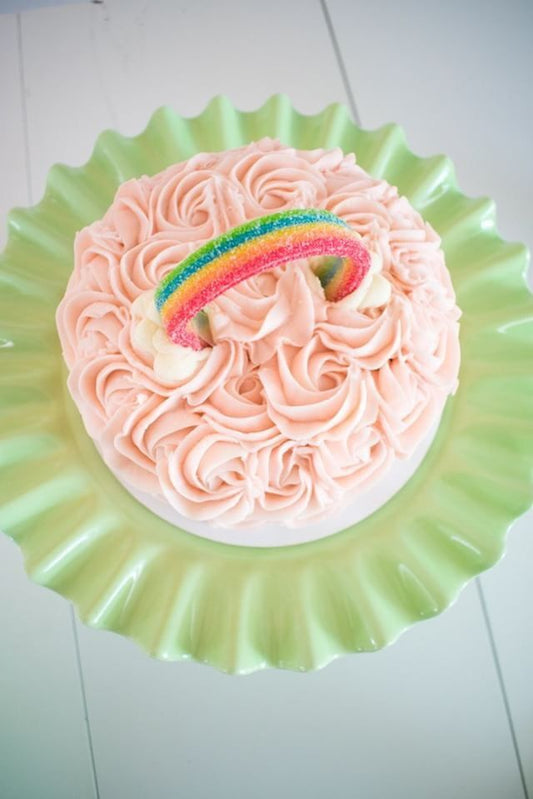 PINK FUNFETTI RAINBOW CAKE