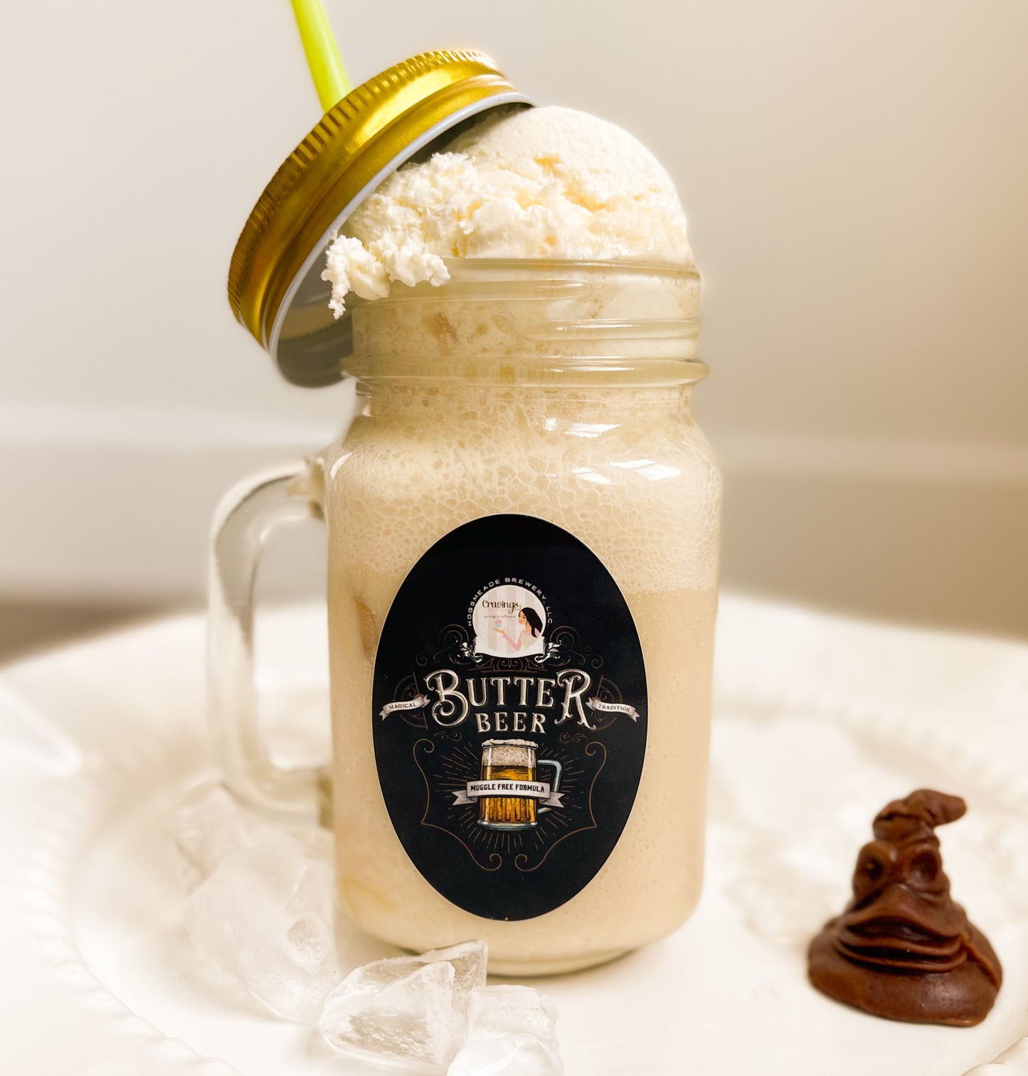 🥳SOUVENIR MUG filled with Butterbeer🍺⚡️