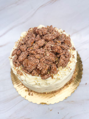 🥕 Carrot Cake with Candied Pecans
