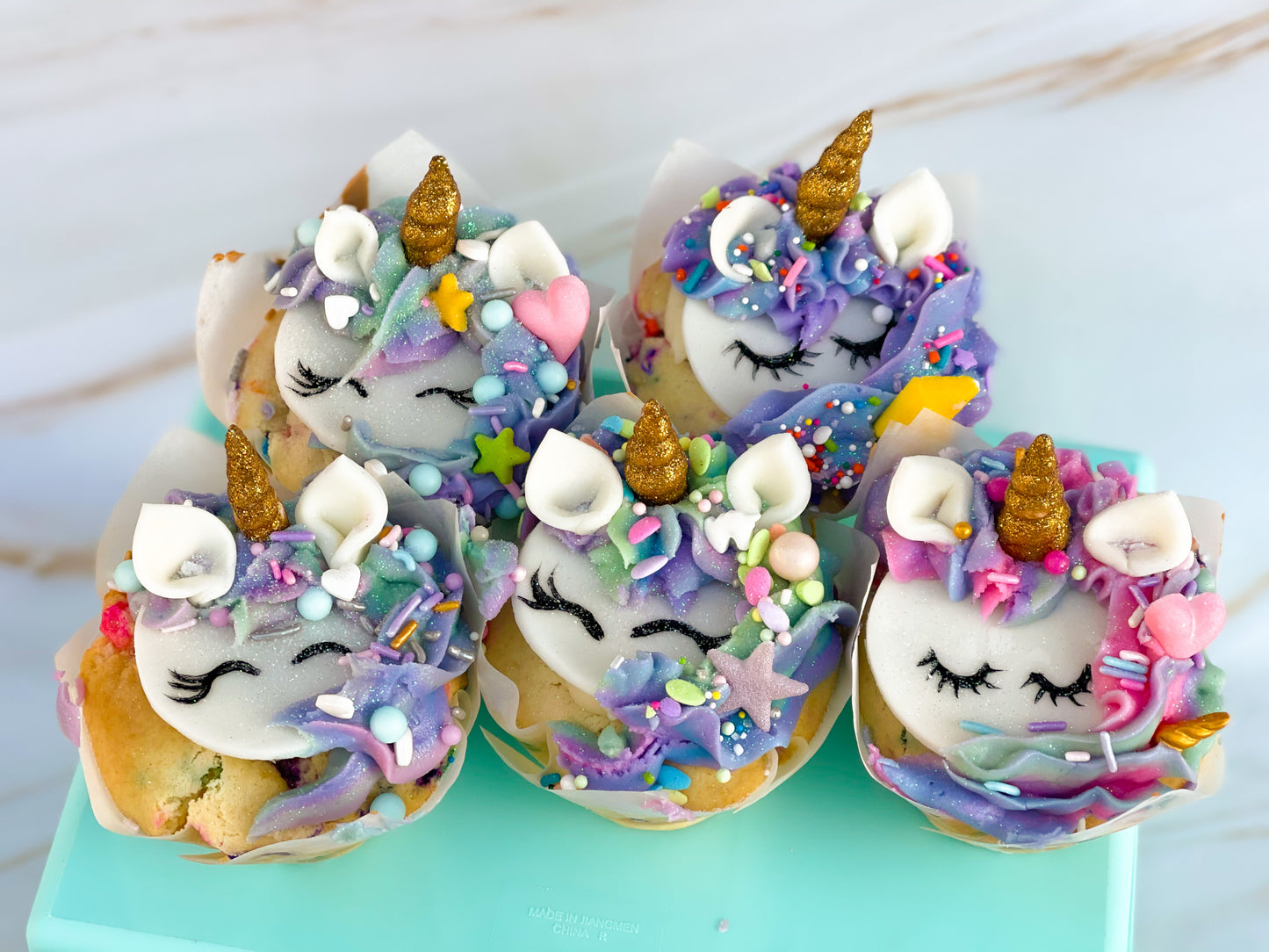 ⭐1 DZ 🦄UNICORN CUPCAKES